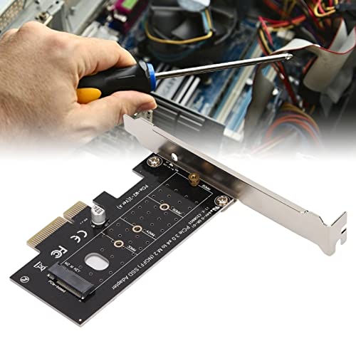 Adaptador NVME M.2 para PCIE3.0 X4, placa adaptadora PCIE 4X resistente e durável Dissipação de calo