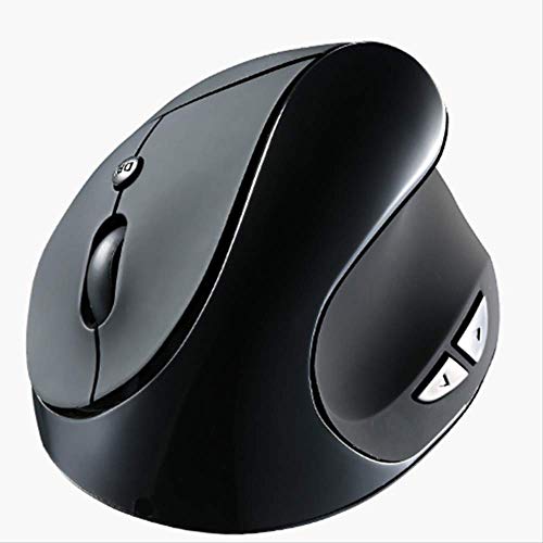 Souris sans fil grip verticale noire idéale pour le télétravail