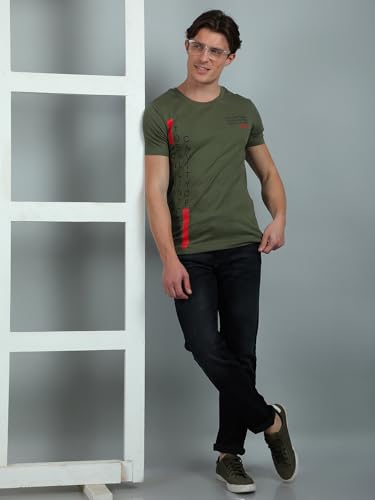 Image of Dollar Pack of 1 Cotton Printed Men Tshirt