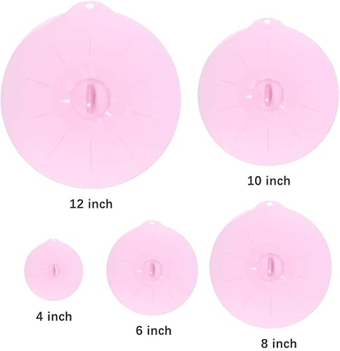 Miniatura 8 de Tapas de silicona para tazones, tazas, ollas, sartenes, aptas para alimentos, sin BPA, fáciles de limpiar y almacenar