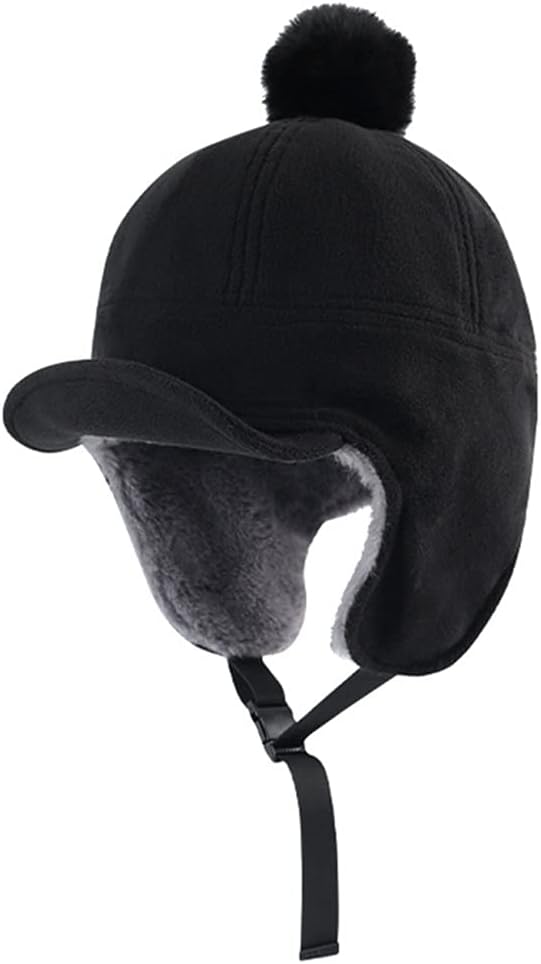 Fashion Winter Warm Hats Ear and Ski Cap Thick Plush Men Women's Snow Cap Ear Flaps(Tibetan green)