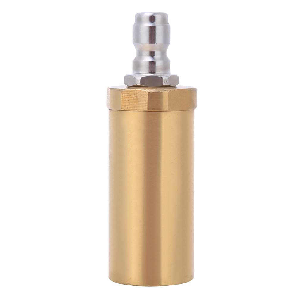 Lylithuif Rotary Sprinkler Nozzle Brass Ceramic High Pressure 360 Degrees Rotation Car Washer Nozzle For Car Washing Driveways Cleaning 3600Psi Water Pressure 1.2Mm 2.0Mm Hole Size (2.0Mm Hole)