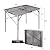 REDCAMP Folding Portable Grill Table for Outside, Lightweight Aluminum Metal Grill Stand Table for Camping Cooking BBQ RV Picnic,Easy to Assemble with Adjustable Heights Legs,Silver 36"x24"