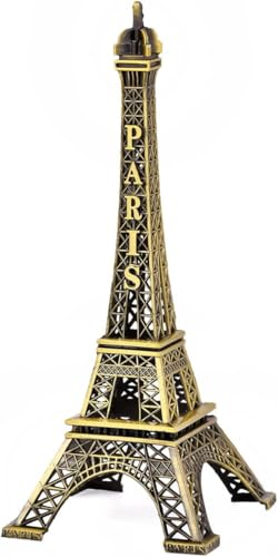 Uadme Modèle de Tour Eiffel, Souvenir Tour Eiffel de Zinc Figurine de Collection Réplique Paris Français pour Souvenirs de Voyage Décoration de Table (25...