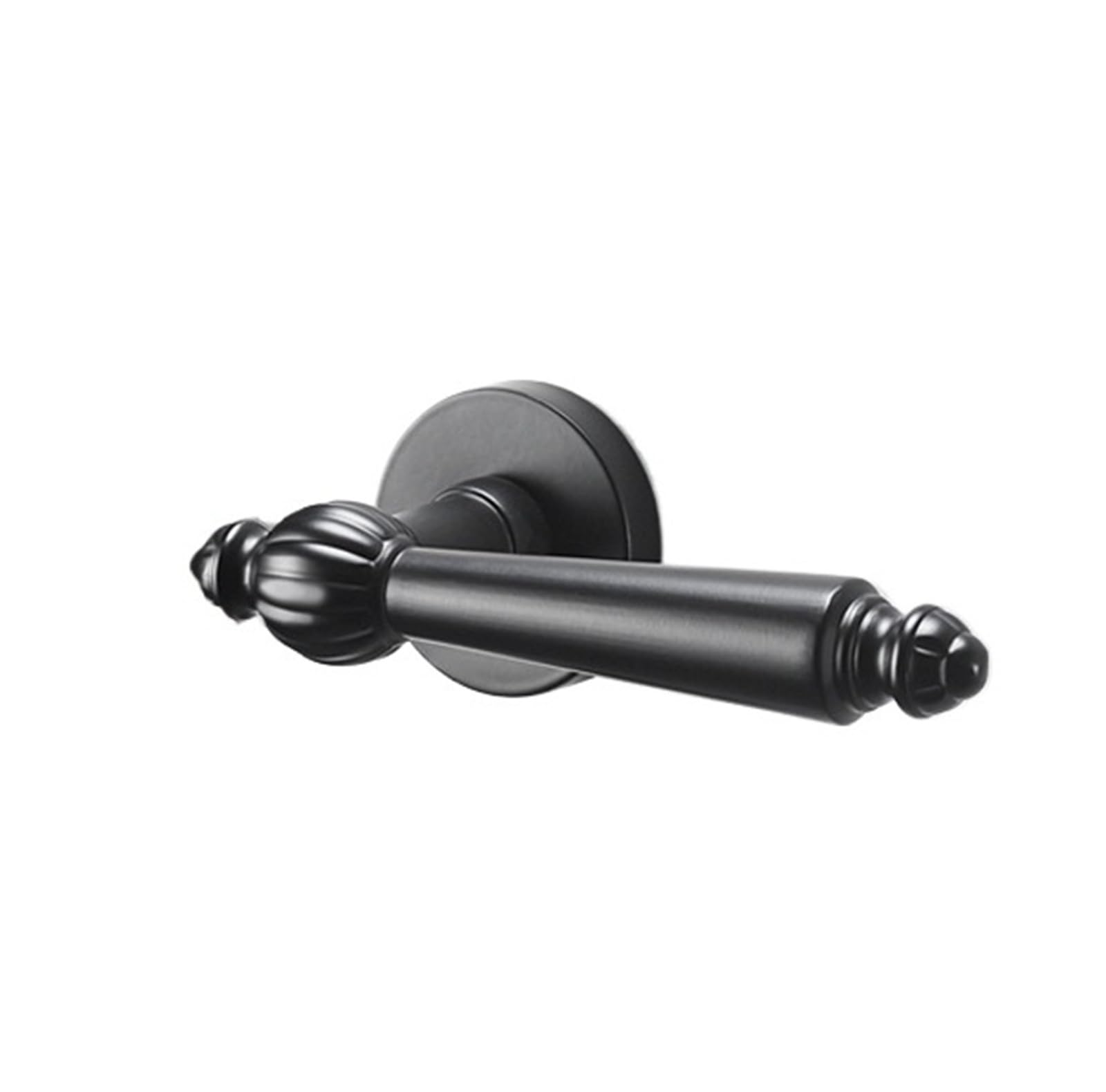 OPTEPYOE French Style Interior Wooden Door Split Lock Silent Handle(Black)