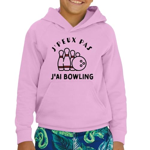 Sweat à capuche enfant confortable et résistant pour le bowling