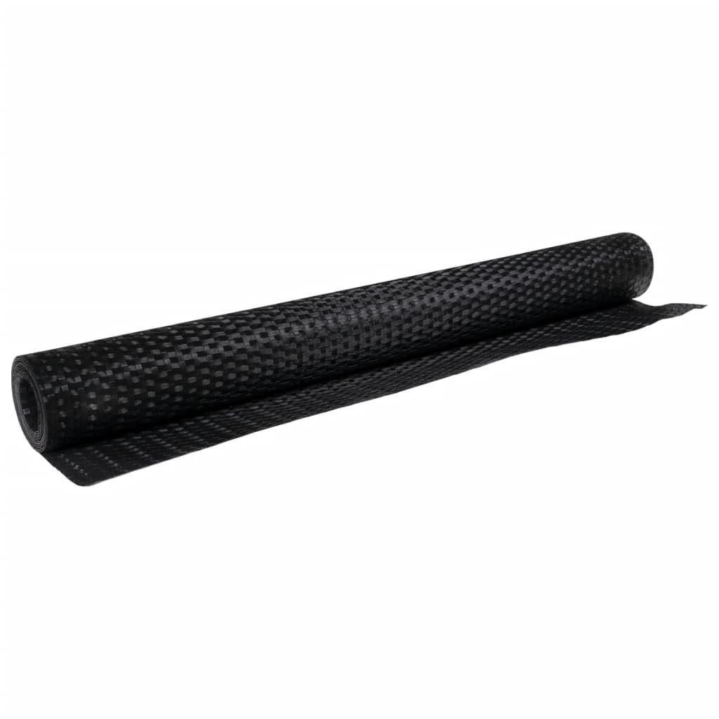 Tidyard Paravent de Balcon Noir 600x80 cm résine tressée, Pare-Vue Brise Écran d'intimité de Jardin, Brise-Vue pour Balcon, Extérieur, Terrasse