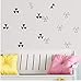 Zjxxm Géométrie Minimaliste Stickers Muraux Triangulaire Polygone Simple Stickers Pour Salon Chambre Décoration Amovible Vinyle Art