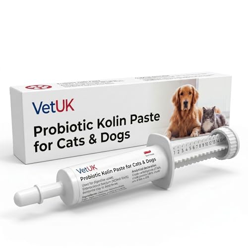 VetUK 60 ml Probiotic for Dogs & Cats prokoline paste for dogs Digestive Support and Gut Health Supplement for Loose Stools