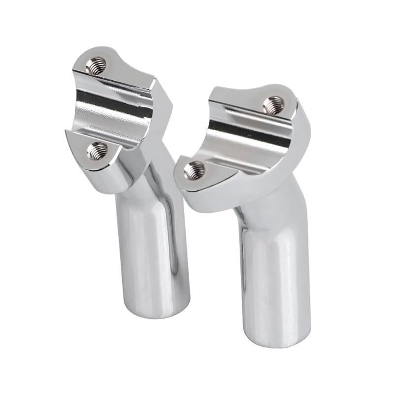 Elevadores de manillar cromados de 4 pulgadas para motocicleta Heritage Softail y Dyna 4