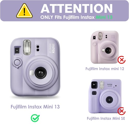 Funda protectora transparente para cámara Fujifilm Instax Mini 13 miniatura 2