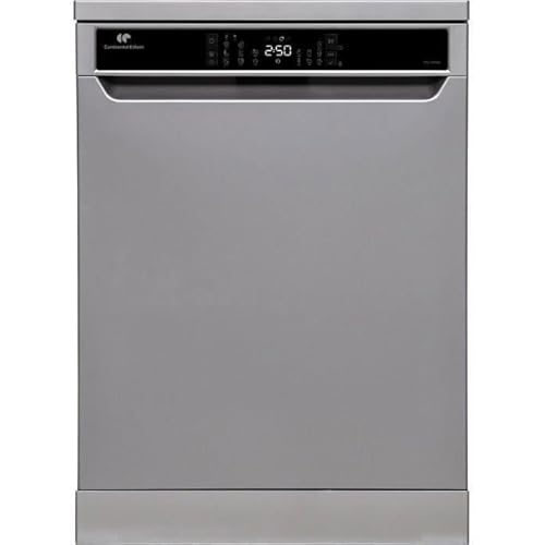 Lave-vaisselle pose libre CONTINENTAL EDISON - 15 couverts - Largeur 59,8 cm - Classe D - moteur induction - 39 dB - Silver