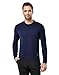 Produktbild Vincenzo Boretti Herren-Pullover Rundhals-Kragen Slim-fit tailliert Strick-Pullover einfarbig Baumwolle-Mix edel elegant leicht Fein-Strick für Business oder Casual dunkelblau L