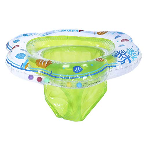 Baby Swimming Float Ring,Baby Inflatable Pool Floatie Baby Water Float Infant Swim Pool Rings for Toddler Kid Age 6-48 Months, Bathtub Toys Pool Accessories for Kids Toddlers.(Green)