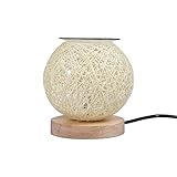 Bombilla segura: la fuente de energía de este quemador de cera proviene de una bombilla que se coloca dentro de esta pantalla. Debe sentirse seguro de rlo, ya que ha sido probado y examinado cuidadosamente.