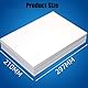 Dickes Druckerpapier A4, Fotokarton A4,50 Blatt 300gsm Dickes Papier Dickes Druckerpapier Kartonpapier A4 White (210 x 297 mm)