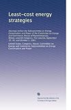 Least-cost energy strategies
