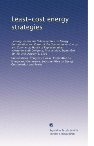 Least-cost energy strategies