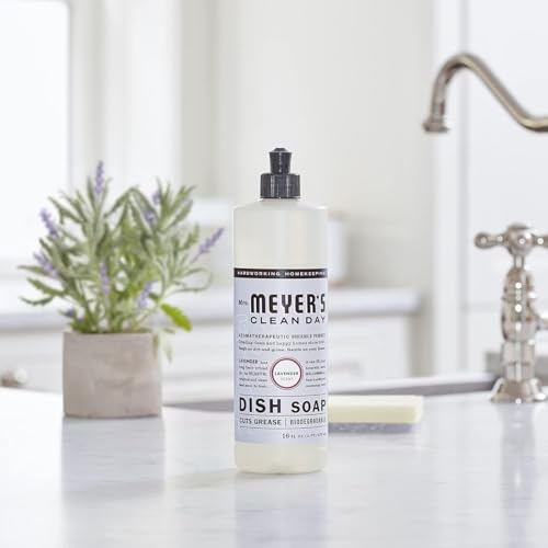 Image of MRS. MEYER'S CLEAN DAY Dish Soap, Lavender, 16 fl oz