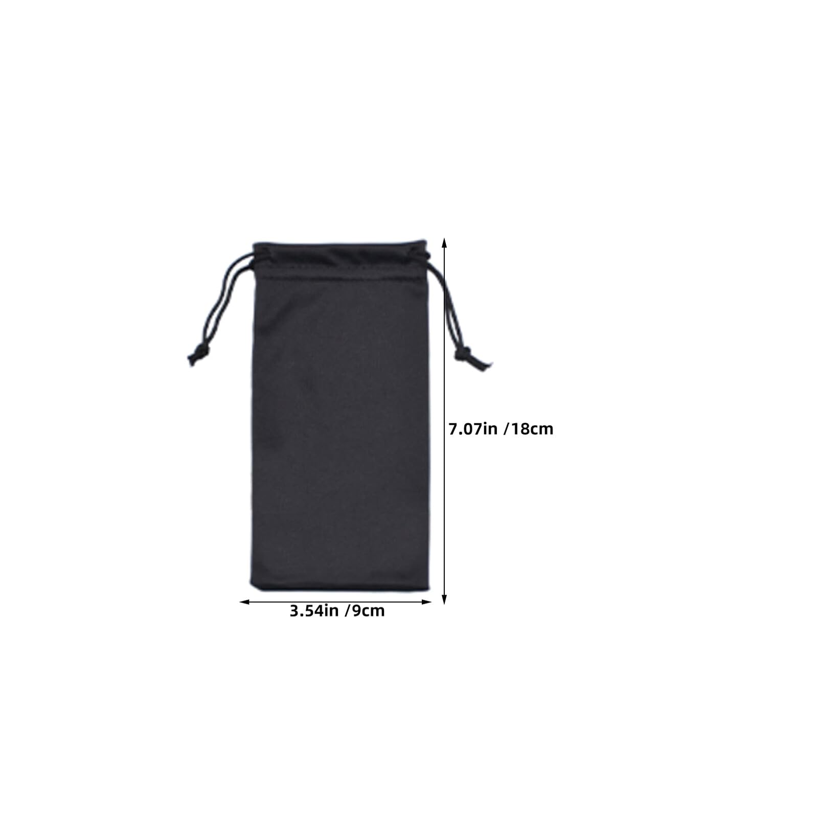 Abaodam 100 Custodie per Occhiali da Sole in Microfibra Morbida Coulisse, Sacchetti Porta Occhiali 9x18 Cm per Viaggi, Casa e Scuola, Protezione Anti-graffio e Antipolvere