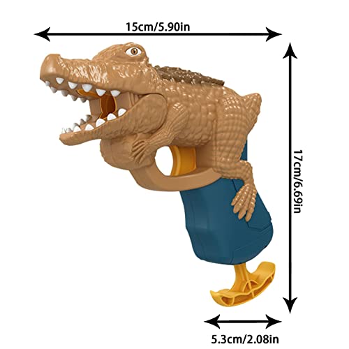 Splatter Ball Automático,Bola de espuma macia para crianças | Lançador de crocodilo inclui pacote de