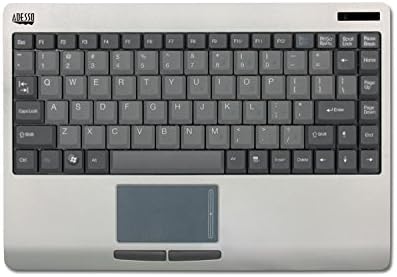 Adesso WKB-4000US - 2.4 GHz RF Wireless SlimTouch Mini Keyboard with Touchpad