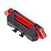 Eioflia 1PC USB Rechargeable Bike Light Waterproof Bike Tail Light 3 Modes Bike Light Safety Warning Lamp Fits All Mountain Bikes,Road Bike,Backpack(White),Bike Accessory