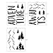 Paper Riot Co. Inspirational Wall Stickers Adventure Awaits Positive Motivational Removable Adhesive Decals for Classroom Kids Room Nursery Bedroom Home Decor