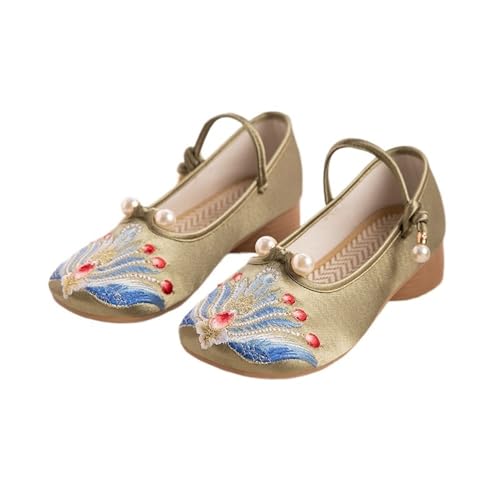 Chaussures à bride à cheville brodées, le cadeau idéal pour les passionnées de culture asiatique