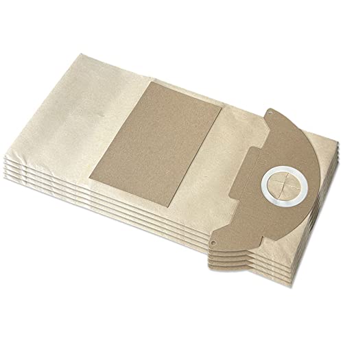 MohMus 5 Bolsas de Aspiradora para Kärcher 2501, 2501 TE, 2501TE, 2601, 2601 Plus +, 3001 Plus +, Hot, SE 2001, SE 3001, 3001 Hot