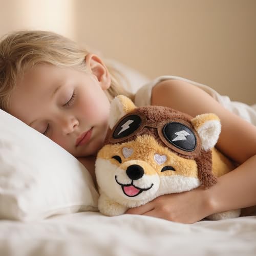 Image of Mewaii Dog Shiba Inu Plush Kawaii Plushies, Ultra-Soft Feel, 14 in