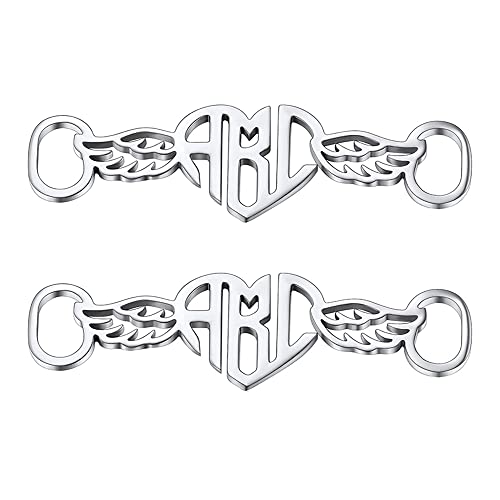 Personalisierte Schuhschnalle1 Paar individuelle Schnürsenkel Anhänger Schuh-ID-Tag Gold/Schwarz/Edelstahl Schnürsenkel Dekoration Anhänger Schuhe Namensschild Initialen-Anhänger-Zubehör