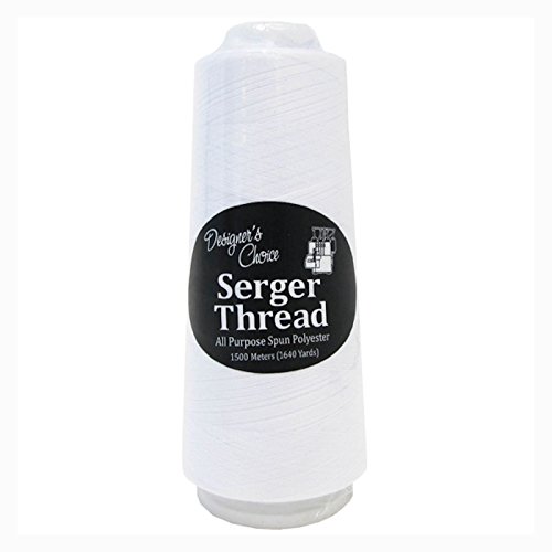 Set de 12 Carretes de Hilo Serger Negro y Blanco miniatura 2