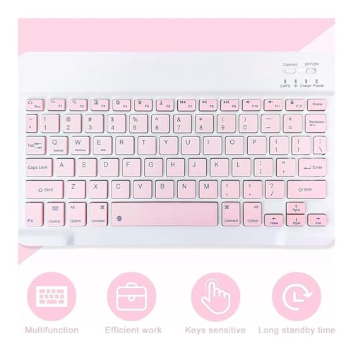 Kit teclado y ratón para Amazon Fire HD 10 Plus con funda verde oscuro de 10.1 pulgadas 5