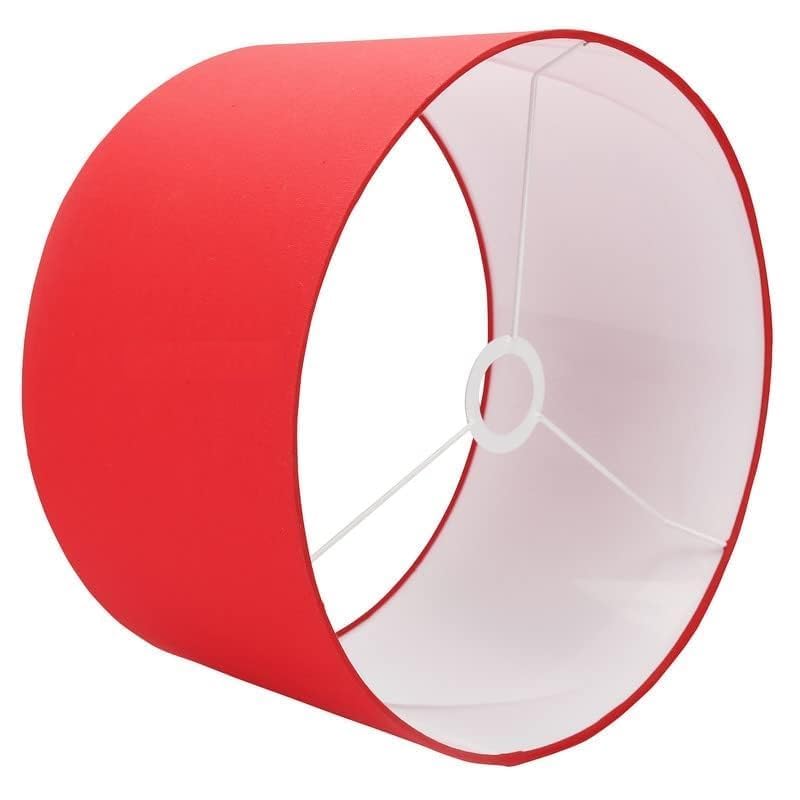 12 Inch Red Drum Lamp Shade – Bold and Modern Design for Table or Floor Lamps, Perfect for Home and Office Décor-image-45