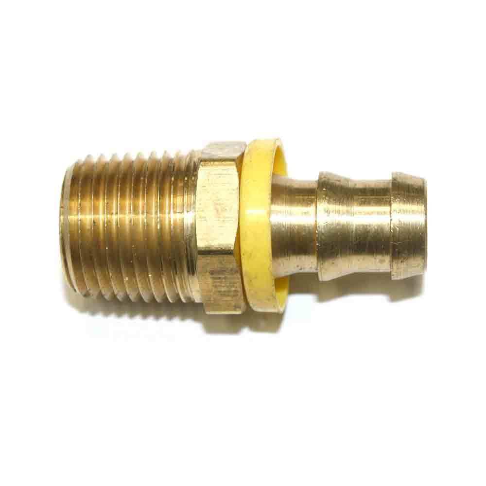 LEFITPA Replacement 1/2 Inch Push-Lock Barb x 1/2 Inch Male NPT End Easy Lock Brass Hose Fittings for Interstate Pneumatics FL188