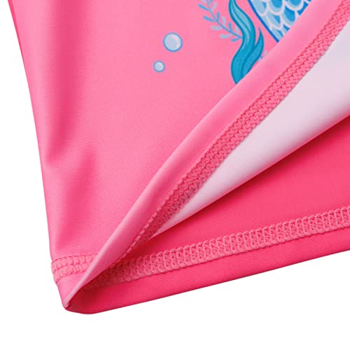 Image of Girls Long Sleeve Zipper Rash Guard 1 Piece UPF 50+ Sun Protection