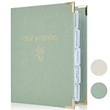 Beautiful Wedding Planner Book And Organizer - A Unique Linen Binder For the Bride Perfect To Plan Your Big Day - An Exceptional Engagement Gift For Newly Engaged Couples, Future Brides, And Grooms