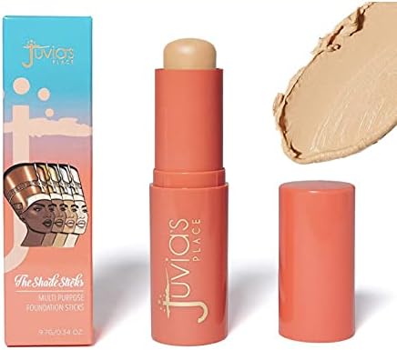 Juvia's Place Shade Stick Foundation, Concealer, Contour, Barcelona, Light w/Neutral Warm Undertone, 34 oz