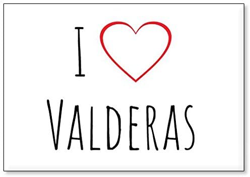 I Love Valderas, Fridge Magnet (Design 3)