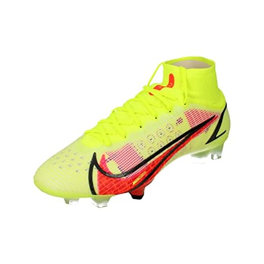 Nike Superfly Elite FG Mens Football Boots CV0958 Soccer Cleats (UK 10 US 11 EU 45, Volt Bright Crimson Black 760)