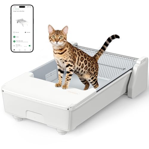 Meowant Arenero Gatos Autolimpiable, Arenero Autolimpiable Espaci...