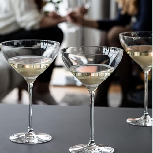 Image of Krosno Martini Glasses Set of 6, 8.3 oz, Harmony Collection