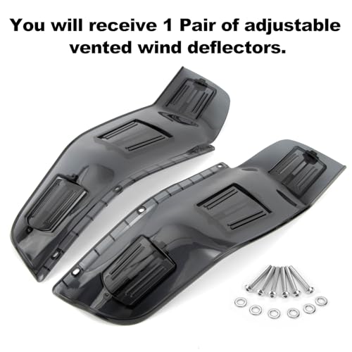 Adjustable Vented Wind Deflector for Goldwing GL1800 F6B 2001-2017, PSLER Side Spoilers Wing Air Guard GL1800 F6B Accessories by PSLER - Image 5