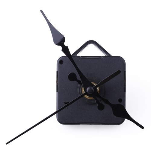 Gleader Movimento + Lancette Nero da Ricambio Orologio Tavolo Parete Accessori