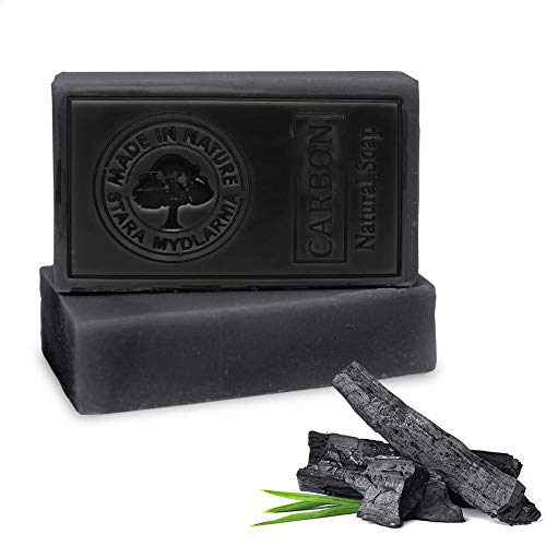 Savon noir au charbon actif 95g...