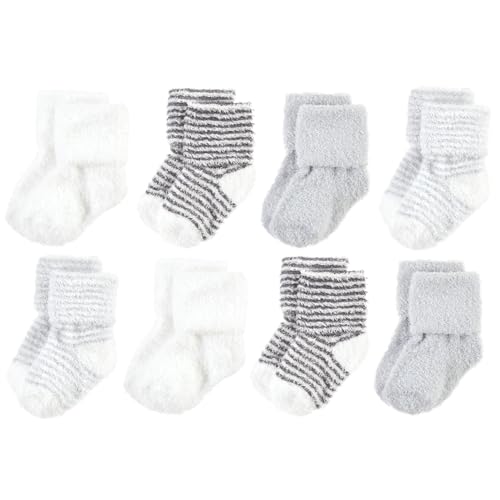 Image of Hudson Baby Baby Girls' Cotton Rich Newborn and Terry Socks