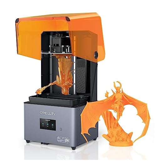 Impressora 3D de resina Creality Halot-Mage, impressora de resina de fotocura UV LCD monocromática de 10,3 pol. com luz integral de alta precisão, impressão rápida, trilhos duplos de eixo Z