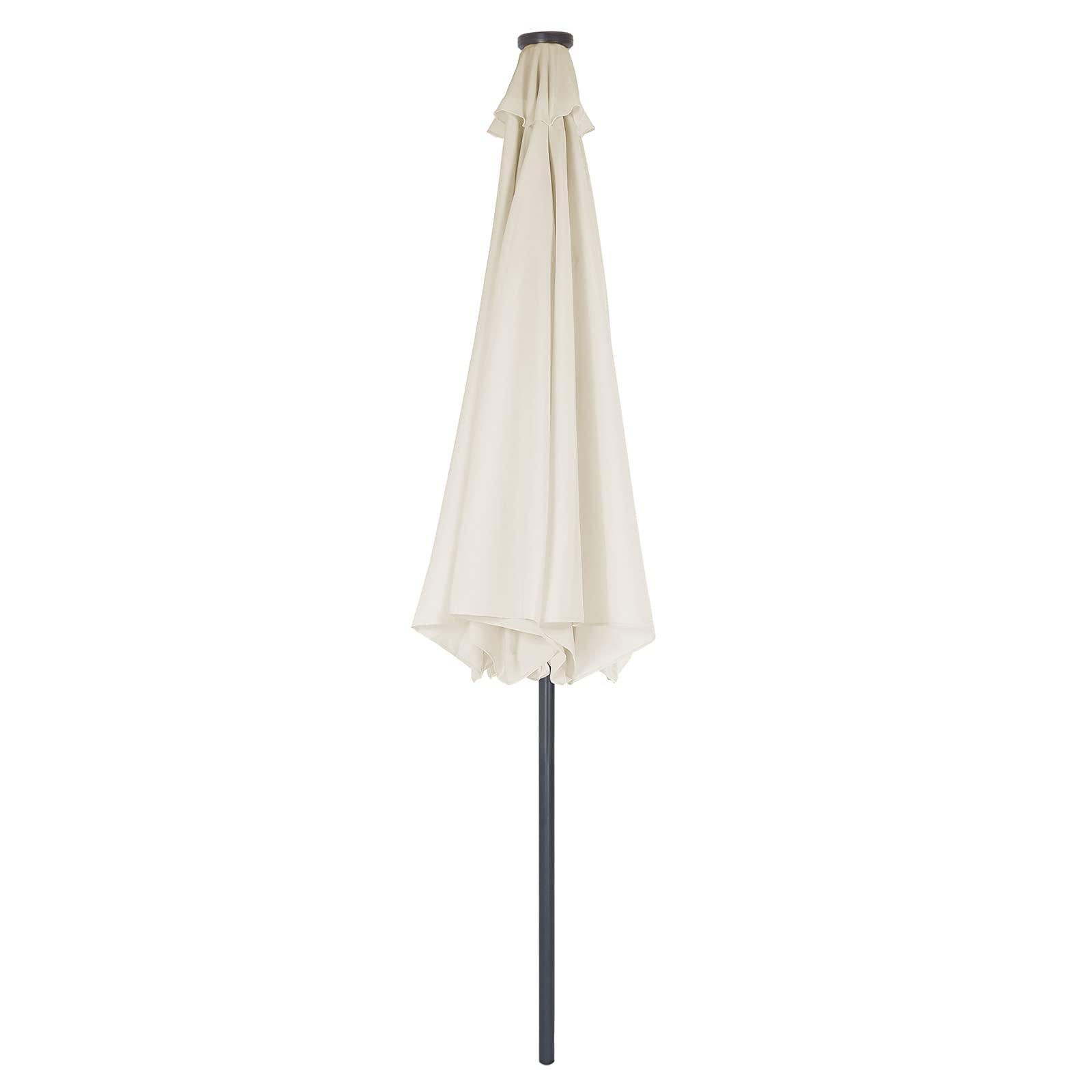 Kingsleeve Ombrellone LED illuminazione 300 cm protezione UV 80+ custodia protettiva grande rotonda solare pieghevole ombrellone da giardino terrazza giardino balcone