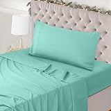 Utopia Bedding - Set Lenzuola Letto Singolo 3 Pezzi 90x190 cm - Spazzolata Poliestre di Mi...